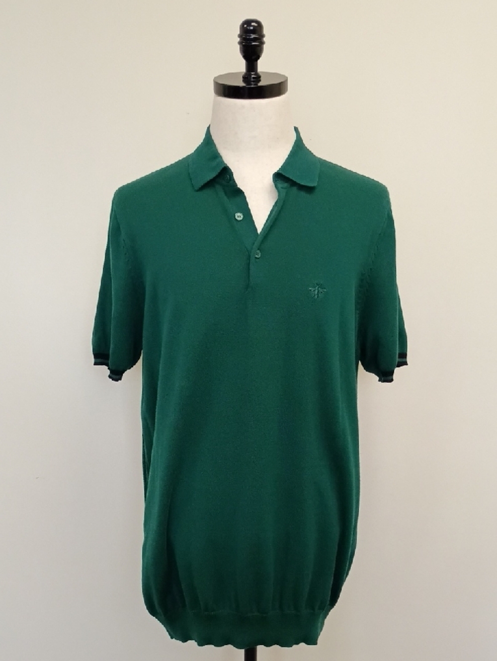 River Island Green Polo Shirt Short Sleeve Classic Casual Size XXL